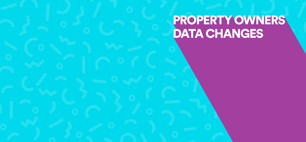 Property owners data change