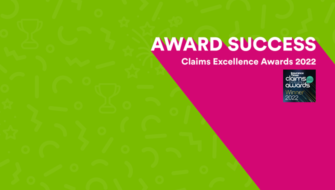 Insurance Times Claims Excellence Awards 2022-listing